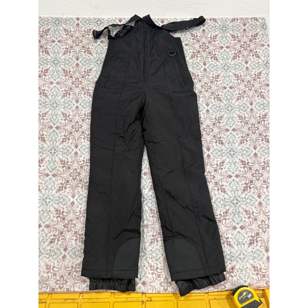 Sport Essentials Black Insulated Snow Bibs Ski Pants Youth Size 16